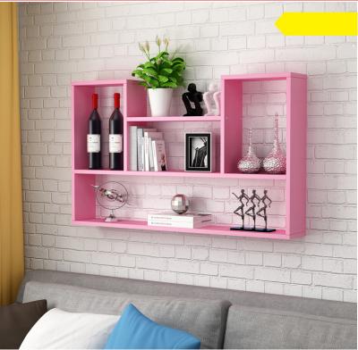 China (Other) MDF Adjustable White Floating Wall Shelf for sale