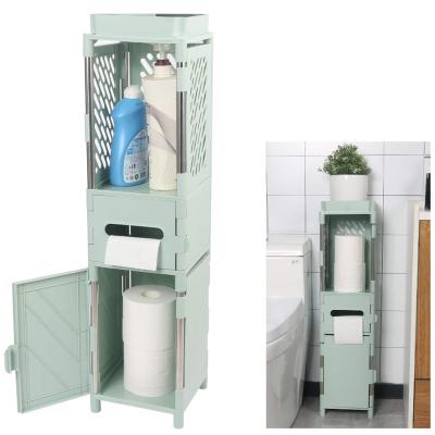 China Stored Vertical Waterproof Clothes Storage Rack And Towel Rack For Bathroom for sale