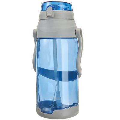 China Sustainable Wholesale Eco Friendly New Arrival 2L BPA FREE Custom Sports Drinking Plastic Clear Water Bottle for sale