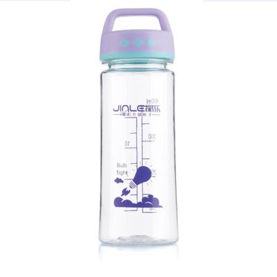 China Small Drinking Bottle 400ml Viable Transparent Plastic Sports Water Bottles TRITAN BPA FREE Wholesale Plastic Supplier for sale