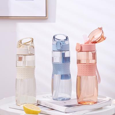 China Sustainable Plastic Private Label Crystal Clear 16oz Promotional Water Bottle for sale