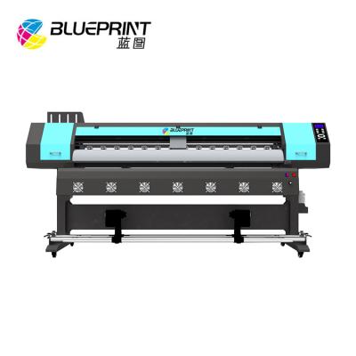 China Indoor Outdoor Advertising Digital Printing Flex Banner Printing Machine 1.9m 1440dpi Eco Solvent Printer for sale