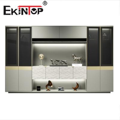 China Hot Sale Customized Ekintop Modern Luxury Office Cabinet Wooden Filing Cabinet for sale