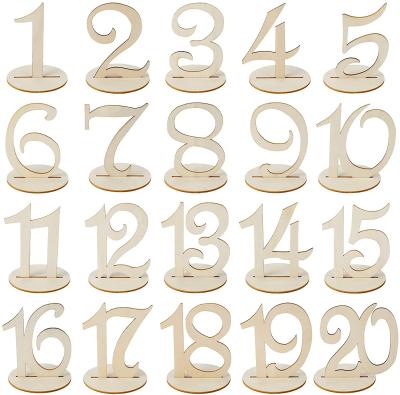 China Home.Restaurant.Bar.Hotel.Wedding. Super markets promotion customized wedding table number, wooden table number for sale