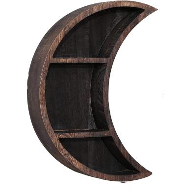 China Eco-Friendly Recycle Gypsy Crescent Wall Mounted Wood Frame Is Suitable For Any Rooms, Perfect Home Decoration Pieces for sale