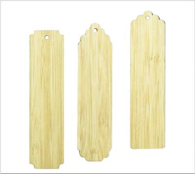 China Beautiful and Convenient Natural Wooden Bookmark Broken Book Laser Engraving Custom Bookmark for sale