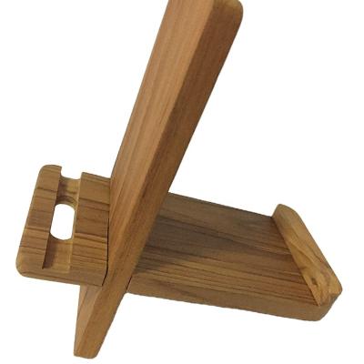 China Anti-corrosion Hot Selling Wooden Cell Phone Foldable Stand, Wooden Phone Stand for sale