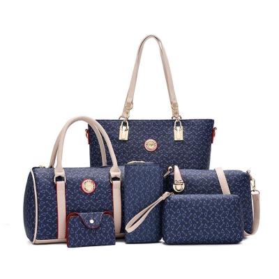 China High Quality Wholesale Fashion Designer 6 Piece Set Women Bags Custom Brand Ladies Bags Handbag Set For Women for sale