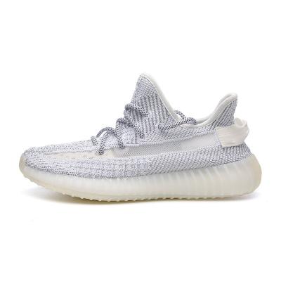 China Wholesale Fashion trend Yeezy 350 logo sneakers for men and women casual tennis breathable pulsating cushioning running shoes for men and women for sale