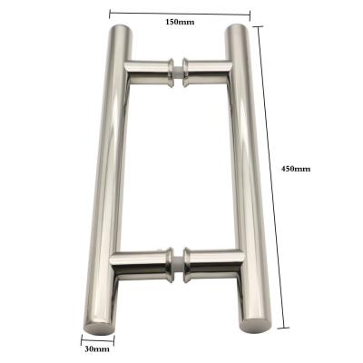 China 24 Inch Stainless Steel Door Pull Handle for Commercial Glass Doors by Fashion SSS for sale