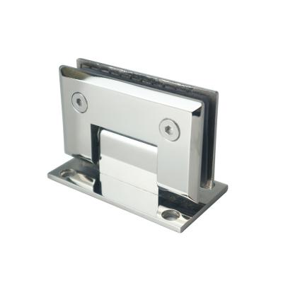 China Stainless Steel Frameless Glass Hinge for 90 Degree Bathroom Shower in Hotel Setting for sale