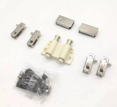 China Smooth-Operating Glass Door Pivot Hinge Sets with Magnetic Catch Latch PSS/SSS Finish for sale