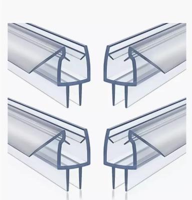 China Long Lift Function PVC Plastic Shower Door Bottom Seal Strip for Modern Bathrooms for sale