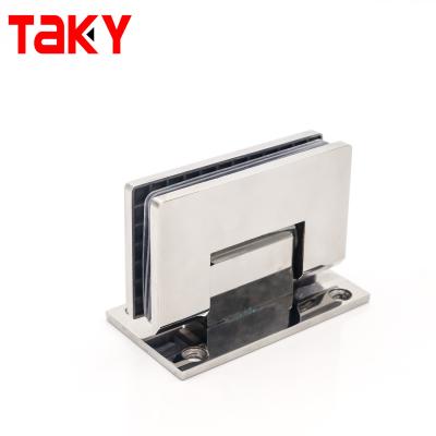 China Hydraulic Glass Hinge for Hotel Shower Door Wall Mount 600-800mm Width Stainless Steel for sale