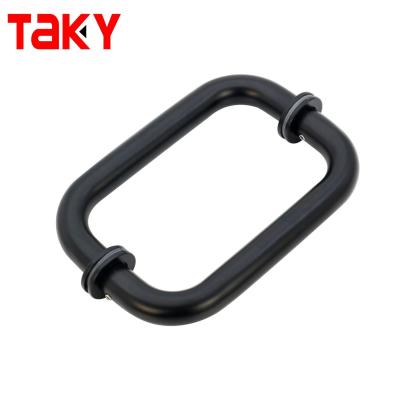 China 1.0mm Thickness 6inch Handle for Shower Door and Long Hotel Bathroom Glass Door Handle for sale