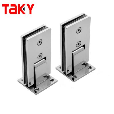 China Long Life Stainless Steel Soft Close Shower Frameless Tempered Glass Door Hinges for sale