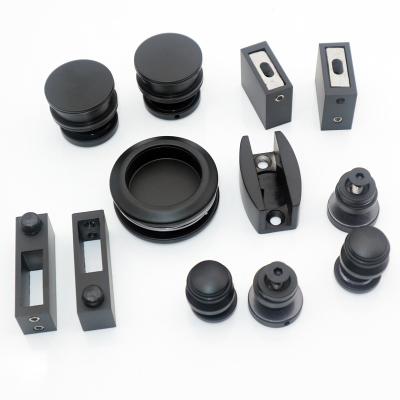 China Frameless glazen schuifdeuren hardware kit met zachte dicht rechte stijl schuifdeur Te koop