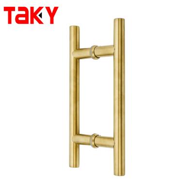 China Factory direct sales sss shower glass door handle customized H-shaped glass door handle for sale