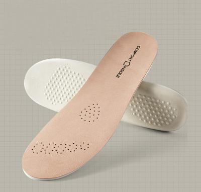 China High Rebound EVA Orthopedic Insole Orthotics Feet Footcare Sports Shoe Insole Anti Bacteria Fiber Inner Top For Women Sport Shoes for sale