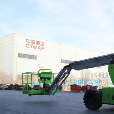 China 18.4m 60 Ft Telescopisch Boom Lift Voor verkoop Man Lift Te koop