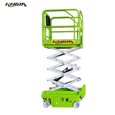 China AWP Platform Height 4M Capacity 240kg  Staff Lift Scissor Lift 2WD for sale