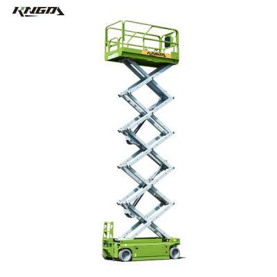 China Automatic Braking System 2WD Scissor Lift Platform Height 10m 24V DC for sale