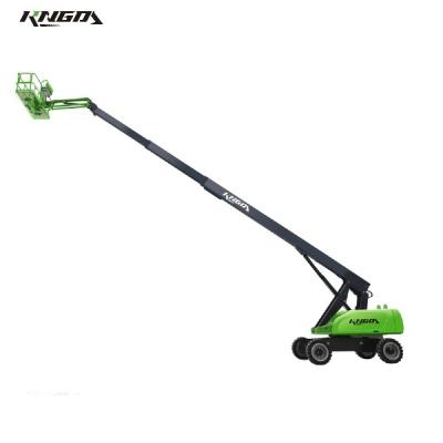 China Platsize 2.44X0.91m Mewp Diesel Telescopic Boom Lift Platform 26.7m for sale