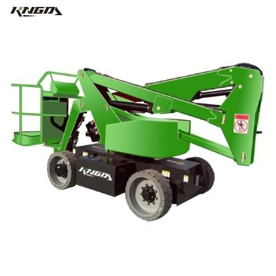 China AWP Articulating Boom Lift Weight Machine 9000Kg Gradeability 45% for sale