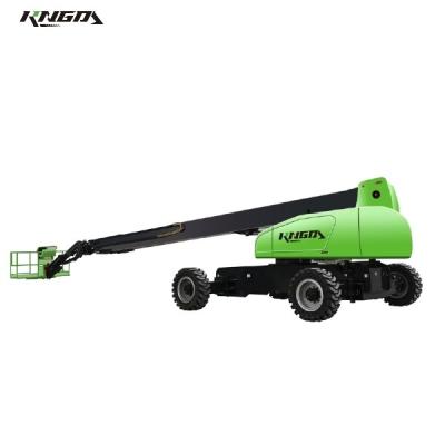 China AWP Electrical Telescopic Boom Lift 8800Kg Platform Capacity Unrestricted 300Kg for sale