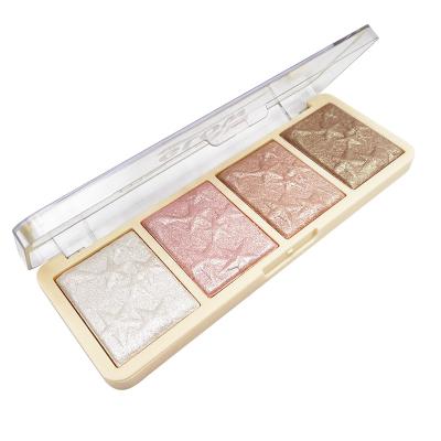 China Amazon Multi Color Waterproof Hot Selling Contouring Palette With Pearl Nude Contouring Palette For Makeup for sale