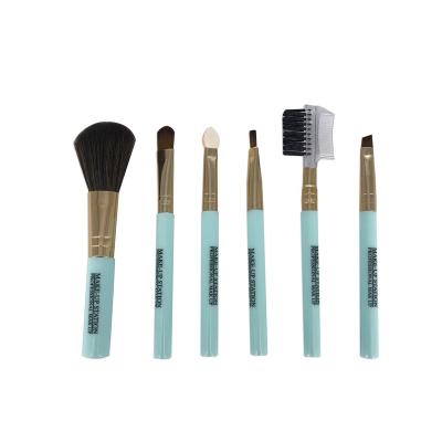 China Angular Blush Manufacturer Wholesale Customized 7 Face Brush Makeup Brush Repair Powder Handle Makeup Rinse Beauty Tools for sale