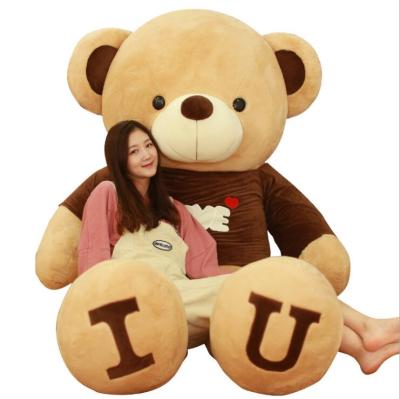 China Giant Size Teddy Bear Customized Heart Shape Stuffed Soft Cuddly Plush Giant Stuffed Giant Teddy Bear for sale