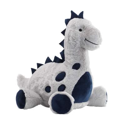 China Customized Plush Baby Animal Toy Dino Blue And Gray Plush Dinosaur for sale