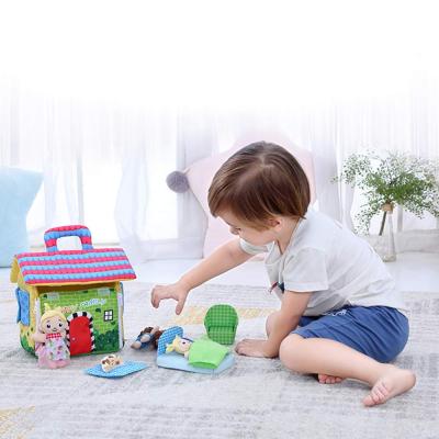 China Baby Family Dolls House Animal Customized Furniture Set Early Educational Toy for sale