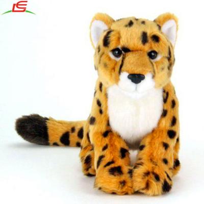 China Plush Amazon Customized New Lovely Cheetah Cub Kid Stuffed Plush Cartoon Leopard Toys for sale