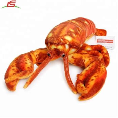 China Funny Super Soft Stuffed Shrimp Toy Plush Sea Animal Shrimp for sale