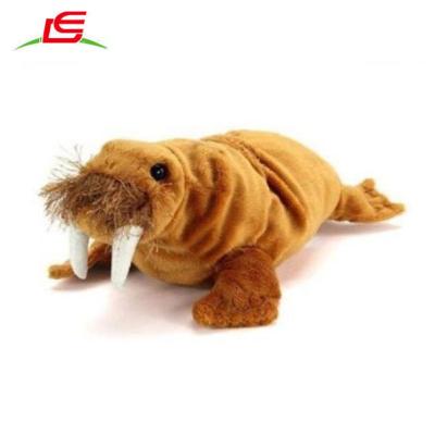 China Plush LE B184 Real Sea Animal Walrus Stuffed Animal Toy for sale