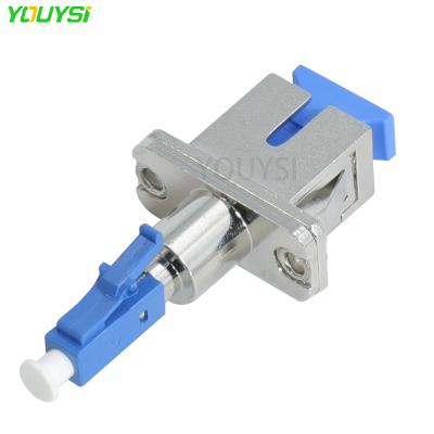 China FTTH LC Male To SC FiberSingle Mode Fiber Optic Adapter LC/UPC-SC/UPC Female Quick Connector for sale