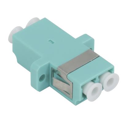 China FTTH YOUYSI MM LC/UPC OM3 Fiber Optic Coupler LC-LC Duplex Multimode Duplex Fiber Optic Connector for sale