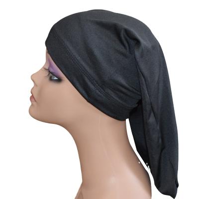 China Hot sale unisex 100% polyester spandex dreadlocks cover hood wholesale cheap ultrastretch braid hat for sale