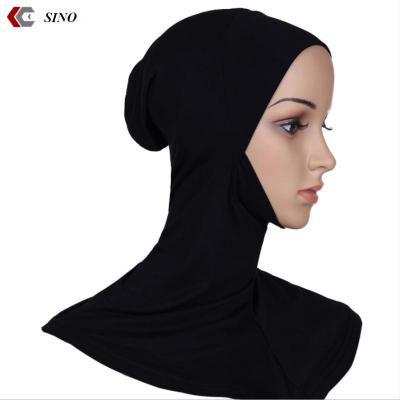 China Black Cozy Muslim Arabic Custom Color Muslim Muslim Arabic Custom Color Cozy Muslim Hijab Women Headscarf Hat Cap Ninja Neck Classic Underscarf for sale