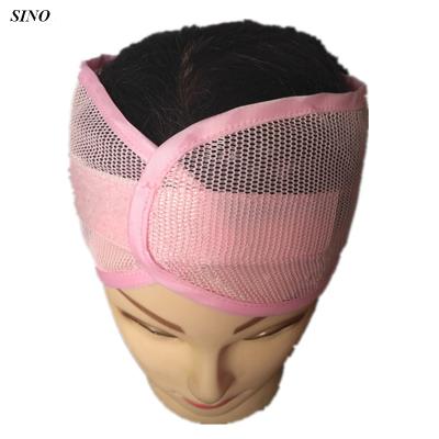 China Soft Hot Sale Sports Yoga Gym Stretch Mesh Net Pure Color Hair Wrap Headband Headband For Woman for sale