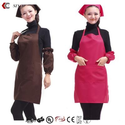 China Bartender Fit Apron Receptionist Waiter Receptionist Fashion Apron Cross Back Nail Technician Hairdresser Apron for sale