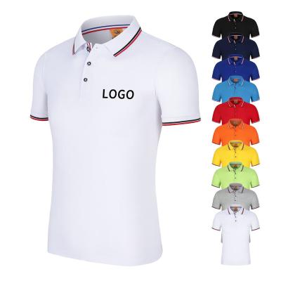 China Personal Anti-Wrinkle Customize Golf Shirts Cotton Mens Polo Shirts Fashion Polo Shirt With Color Stripes Wholesale Polo Shirts for sale