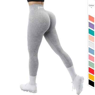 China 2021 Seamless Breathable Shark Pattern Booty Lift Gym Fitness Yoga Leggings Women Yoga Pants Crack! crack! butt gaiters for sale