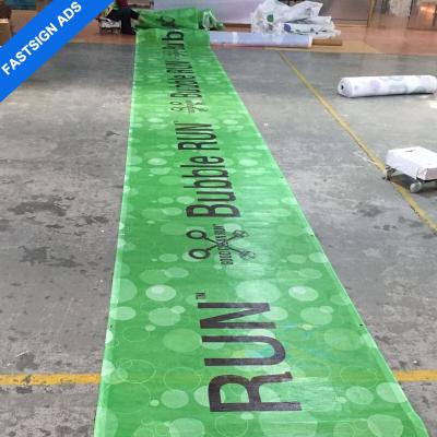 China High quality custom made outdoor advertising display color banner custom printed 270g vinyl scrim barrier banner for sale