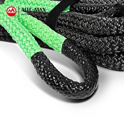 China AUTMAX ATV/UTV 1/2 - 2 1/2inch Kinetic Recovery Rope With Super Kinetic Recovery Tow Rope Use For 4x4 Recovery for sale