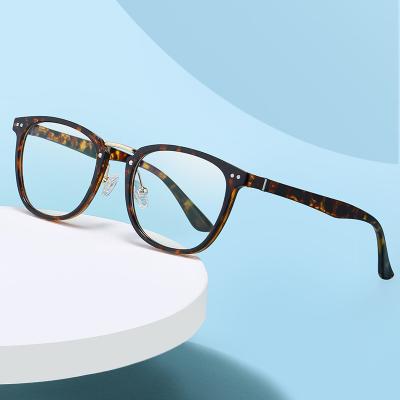 China For Eyewear 2022 Fashionable Vintage New Arrival Computer Glass New Metal Deco Round Blue Light Glasses Anti Optical Frames for sale