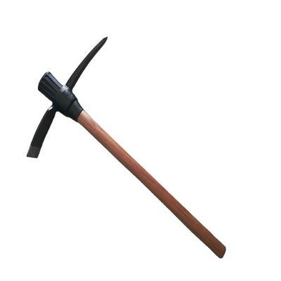 China Agriculture Garden Cultivating Pickaxe 406 First Grade 1.5kg Handle Wooden Pickaxe With Wooden Handle for sale