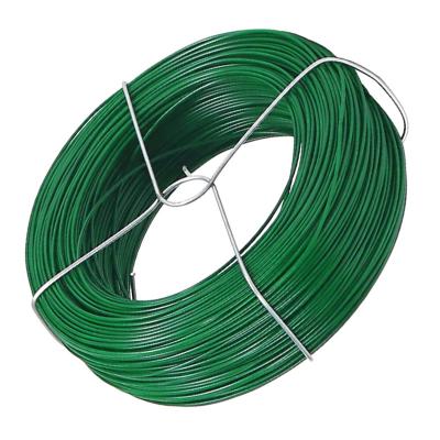 China Building Binding Wire High Quality PVC Coated Galvanized Green Wire PVC Coated Steel Wire for sale